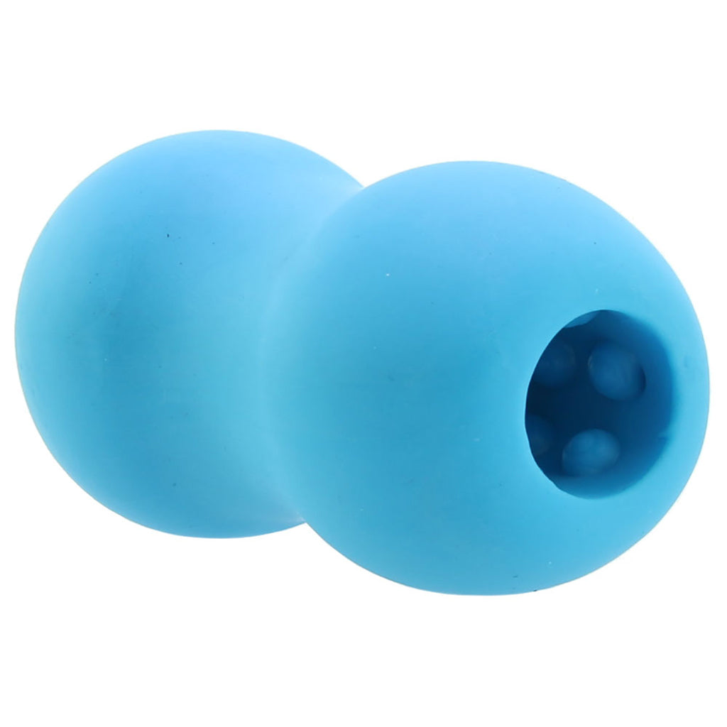 Mini Double Bubble Stroker in Blue - Tophatter's Adult Products Male Masturbators > Discreet Masturbators - Tophatter Daily Deals