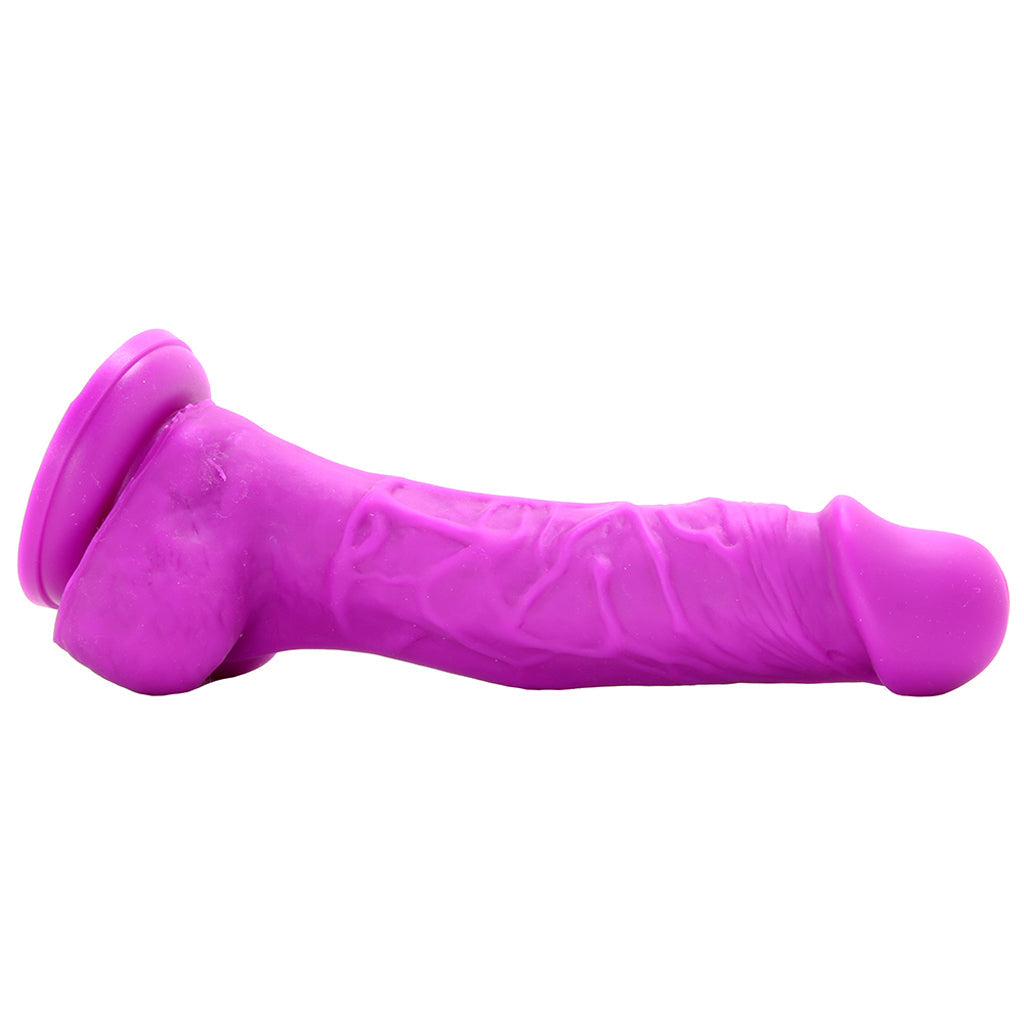 Colours 5 Inch Dual Density Silicone Dildo in Purple - Tophatter's Adult Products Dildo Sex Toys > Realistic Dildos - Tophatter Daily Deals