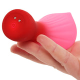 Mina Fiercely Powerful Fluttering Flower Vibe in Pink Vibrators > Clitoral Stimulators - Tophatter Daily Deals