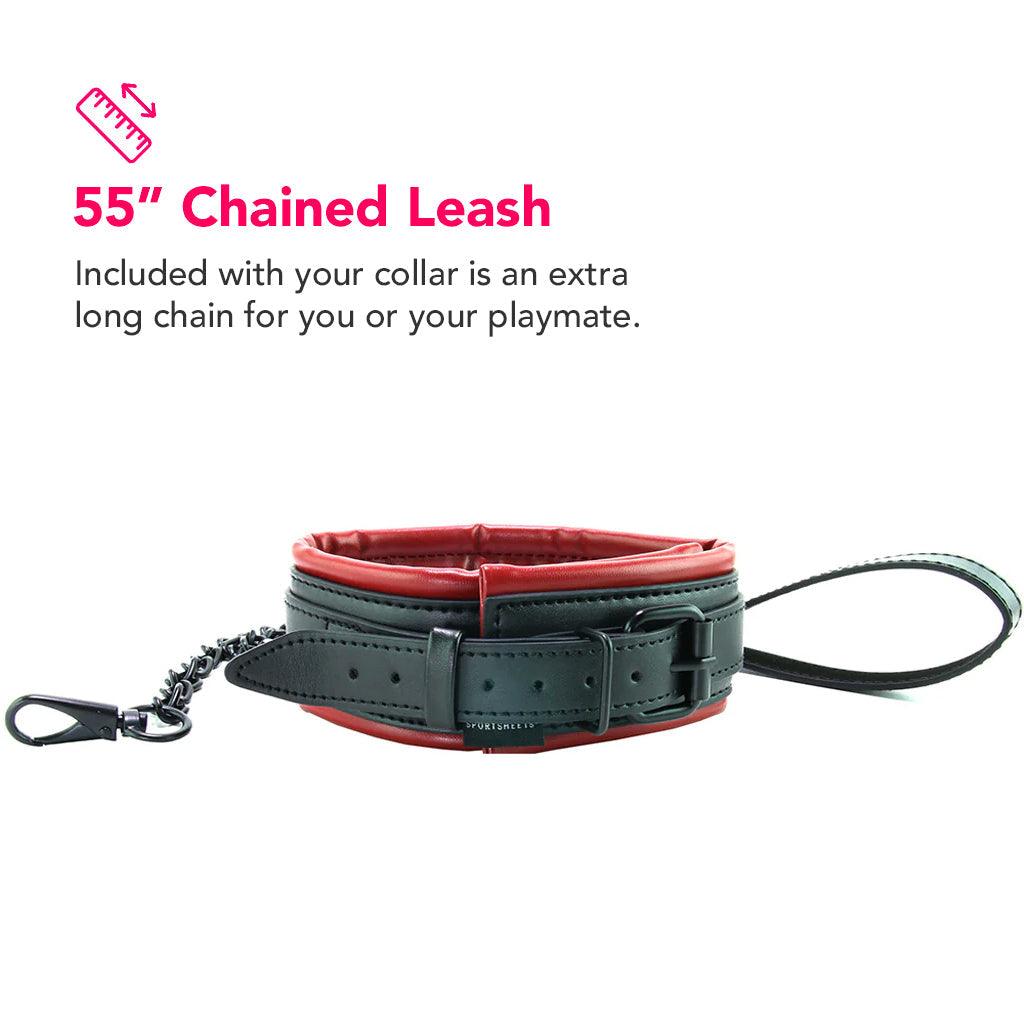 Saffron Leash & Collar Bondage and Fetish > Leashes and Collars - Tophatter Daily Deals