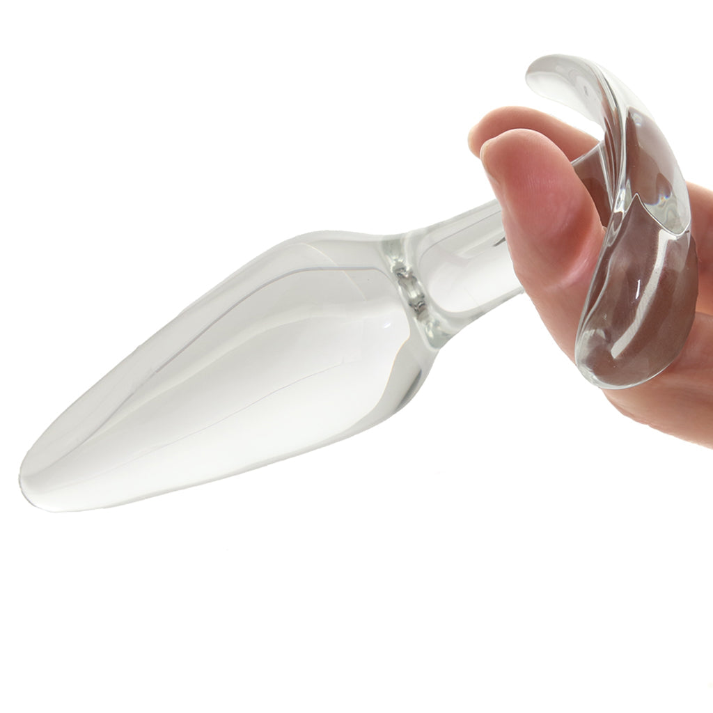Clarity Utopian Floret Glass Butt Plug Anal Sex Toys > Butt Plugs - Tophatter Daily Deals