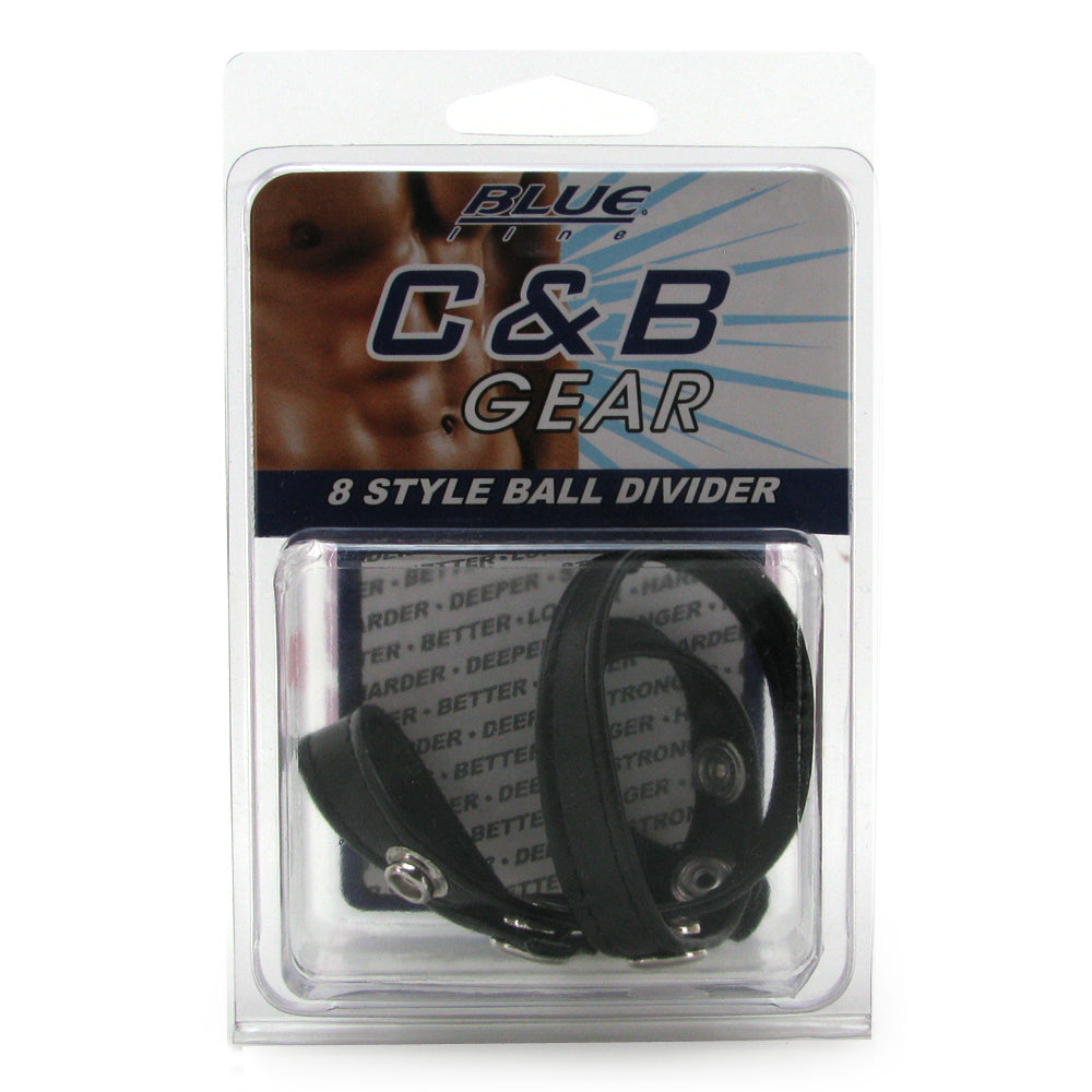 Blue Line 8 Style Ball Divider Cock Rings - Tophatter Daily Deals
