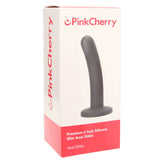 PinkCherry Premium 6 Inch Black Silicone Slim Anal Dildo - Tophatter's Adult Sex Toys Online Dildo Sex Toys > Anal Dildos - Tophatter Daily Deals