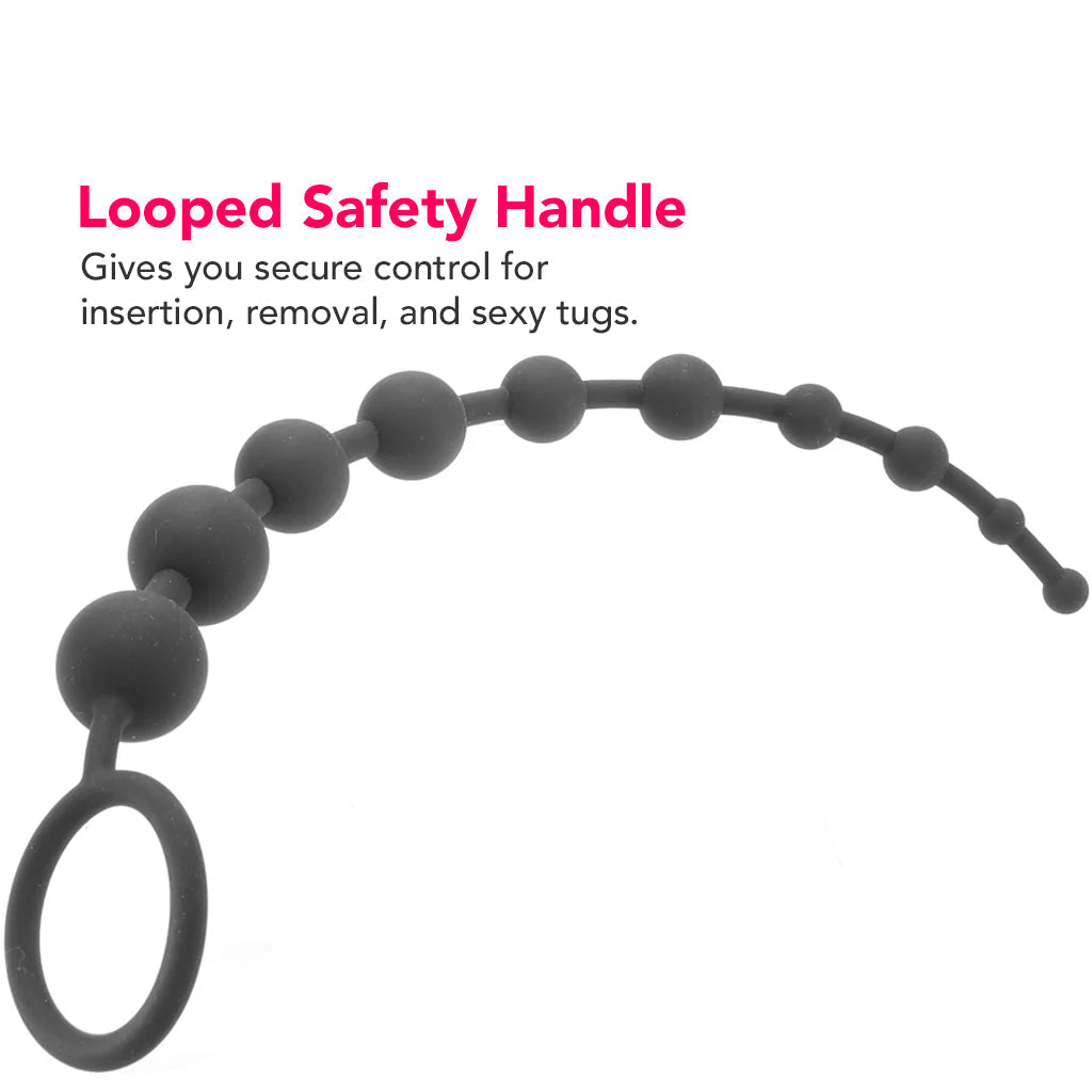 Anal Adventures Platinum Silicone Anal Beads Anal Sex Toys > Anal Beads - Tophatter Daily Deals