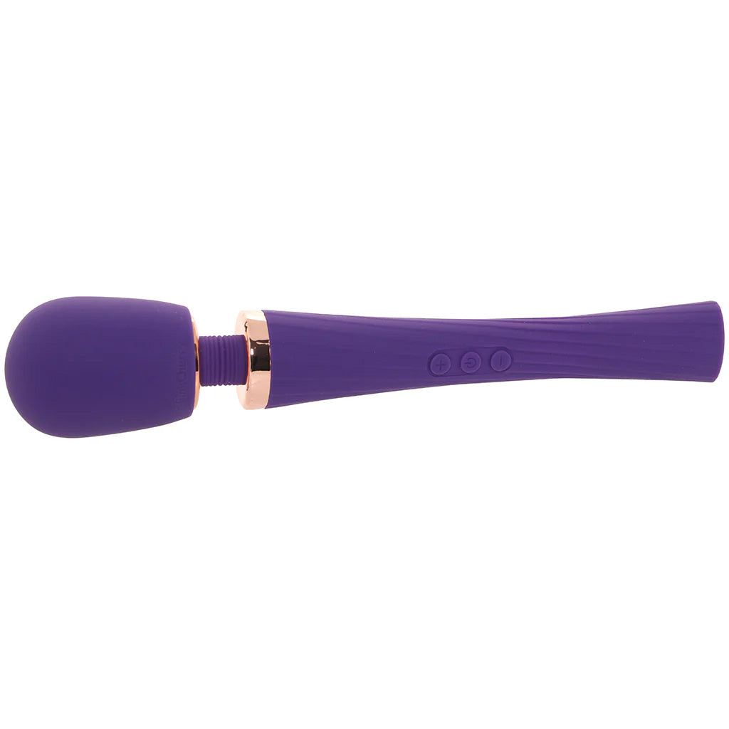 PinkCherry Luxury Slim Rechargeable Wand in Purple Vibrators > Wands - Tophatter Daily Deals