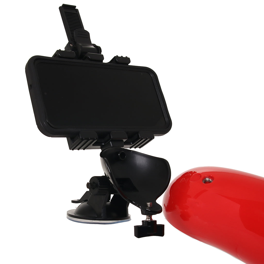 Extreme Mega-Bator Mouth in Red/Clear Male Masturbators > Mouth Masturbators & Strokers - Tophatter Daily Deals