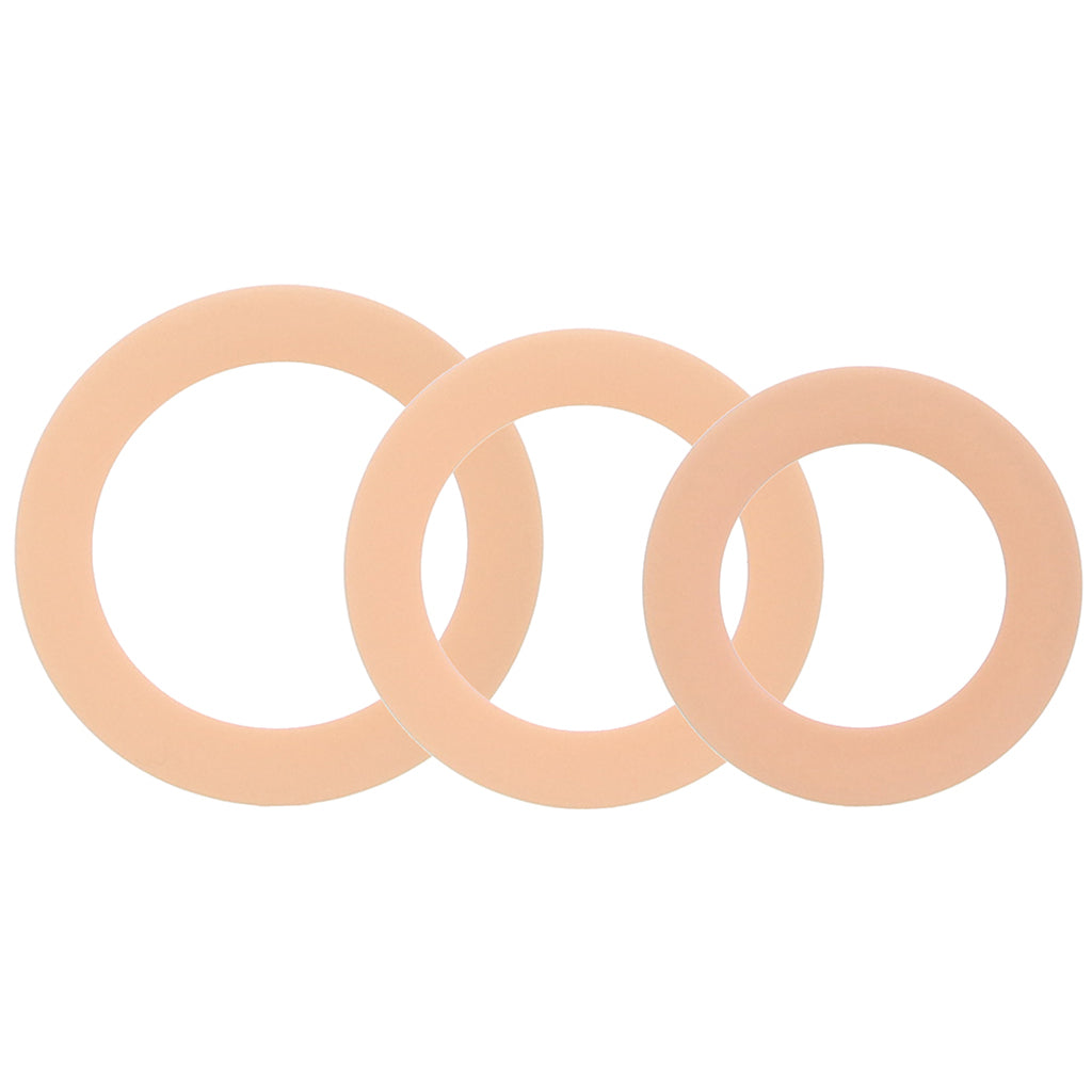 Jock Discreet Silicone Cock Ring Set in Light Cock Rings - Tophatter Daily Deals