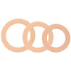 Jock Discreet Silicone Cock Ring Set in Light Cock Rings - Tophatter Daily Deals