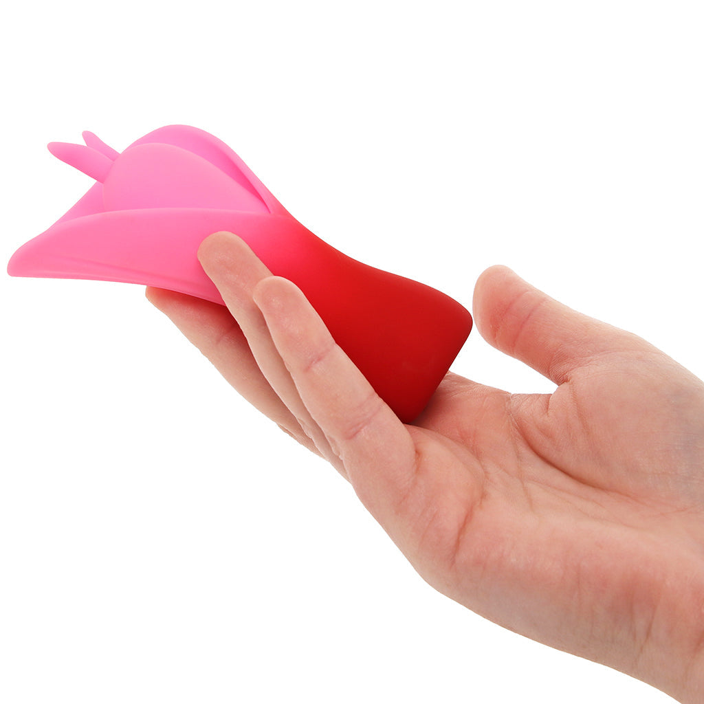 Mina Fiercely Powerful Fluttering Flower Vibe in Pink Vibrators > Clitoral Stimulators - Tophatter Daily Deals