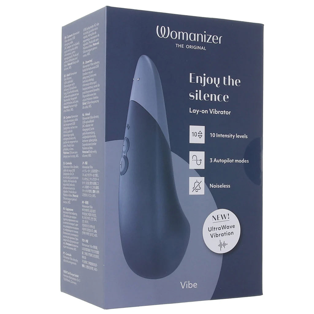 Womanizer UltraWave Lay-On Vibe in Dark Blue Vibrators > Clitoral Stimulators - Tophatter Daily Deals