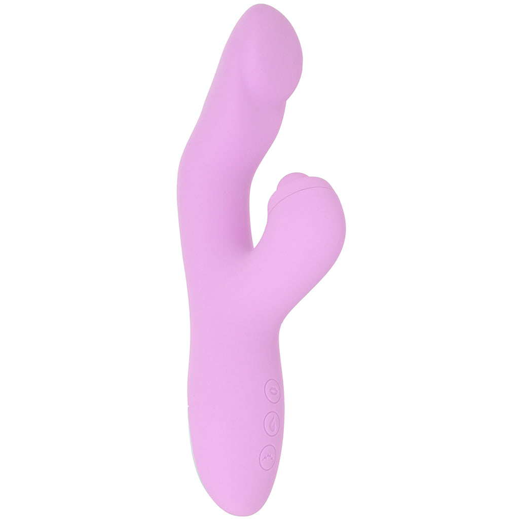 Goddess Heat-Up Tapping Rabbit Vibe in Lavender Vibrators > Rabbit Vibrators - Tophatter Daily Deals