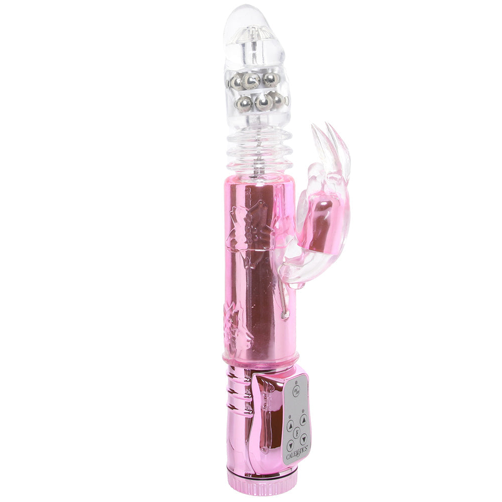 Thrusting Orgasm Bunny Vibe in Pink Vibrators > Rabbit Vibrators - Tophatter Daily Deals
