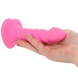 Colours 5 Inch Ribbed Remote Vibe in Pink Vibrators > G-Spot Vibrators - Tophatter Daily Deals