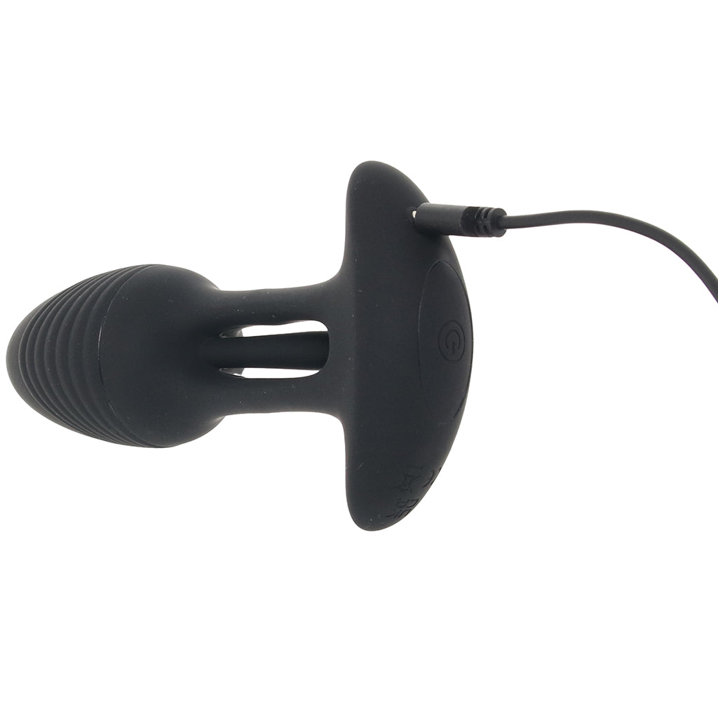 Playboy Rim Shot Flicking Vibrating Butt Plug Anal Sex Toys > Butt Plugs - Tophatter Daily Deals
