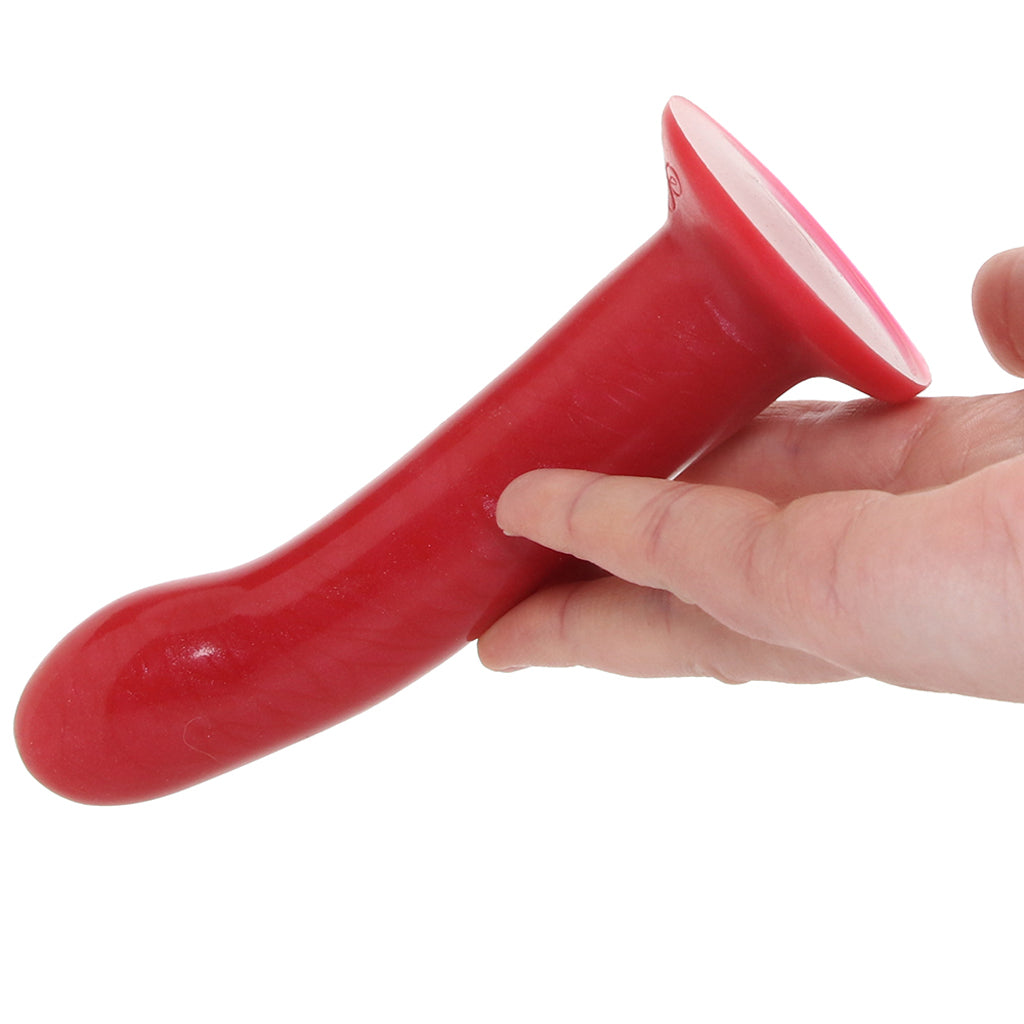 5 Inch Silicone G-Spot Dildo in Red - Tophatter's Adult Products Dildo Sex Toys > G-Spot Dildos - Tophatter Daily Deals