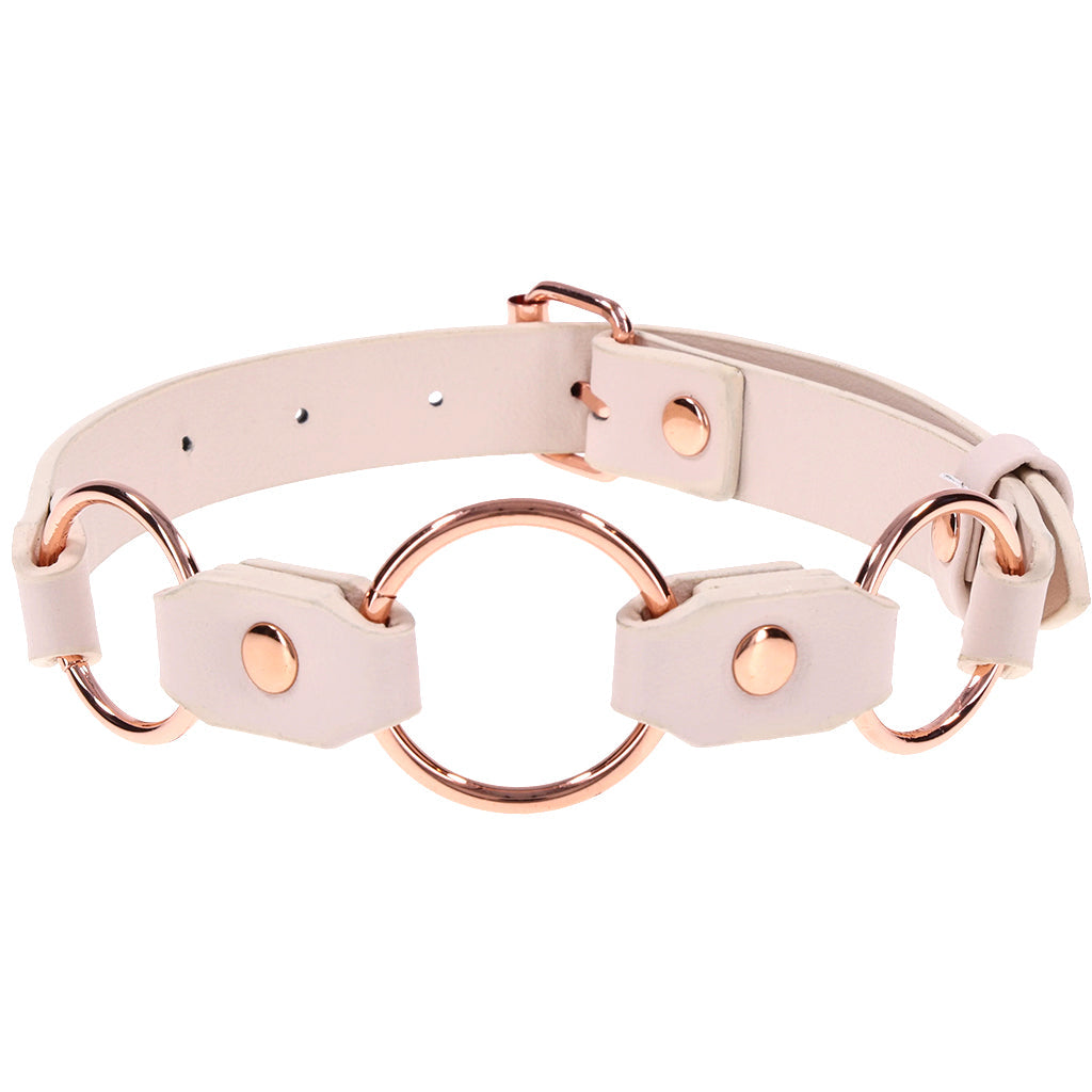 S&M Peaches 'n CreaMe Ring Day Collar Bondage and Fetish > Leashes and Collars - Tophatter Daily Deals