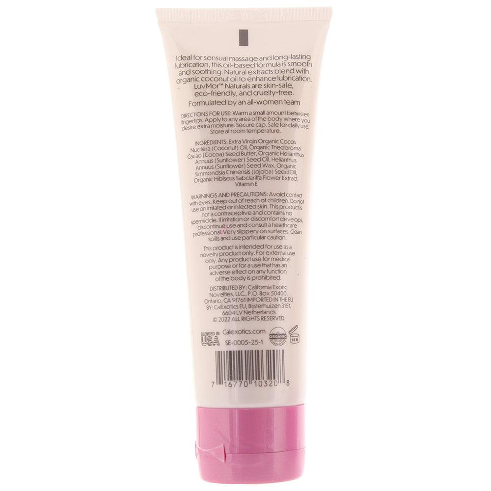 LuvMor Naturals Coconut Oil Based Lube in 4oz/120ml - Tophatter's Adult Products Lubes and Lotions > Oil Based Sex Lubes - Tophatter Daily Deals