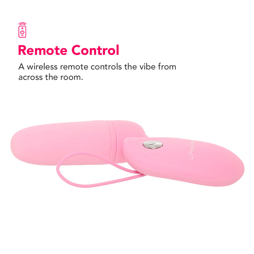 PinkCherry Silicone Remote Bullet Vibe Vibrators > Bullet and Egg Vibrators - Tophatter Daily Deals