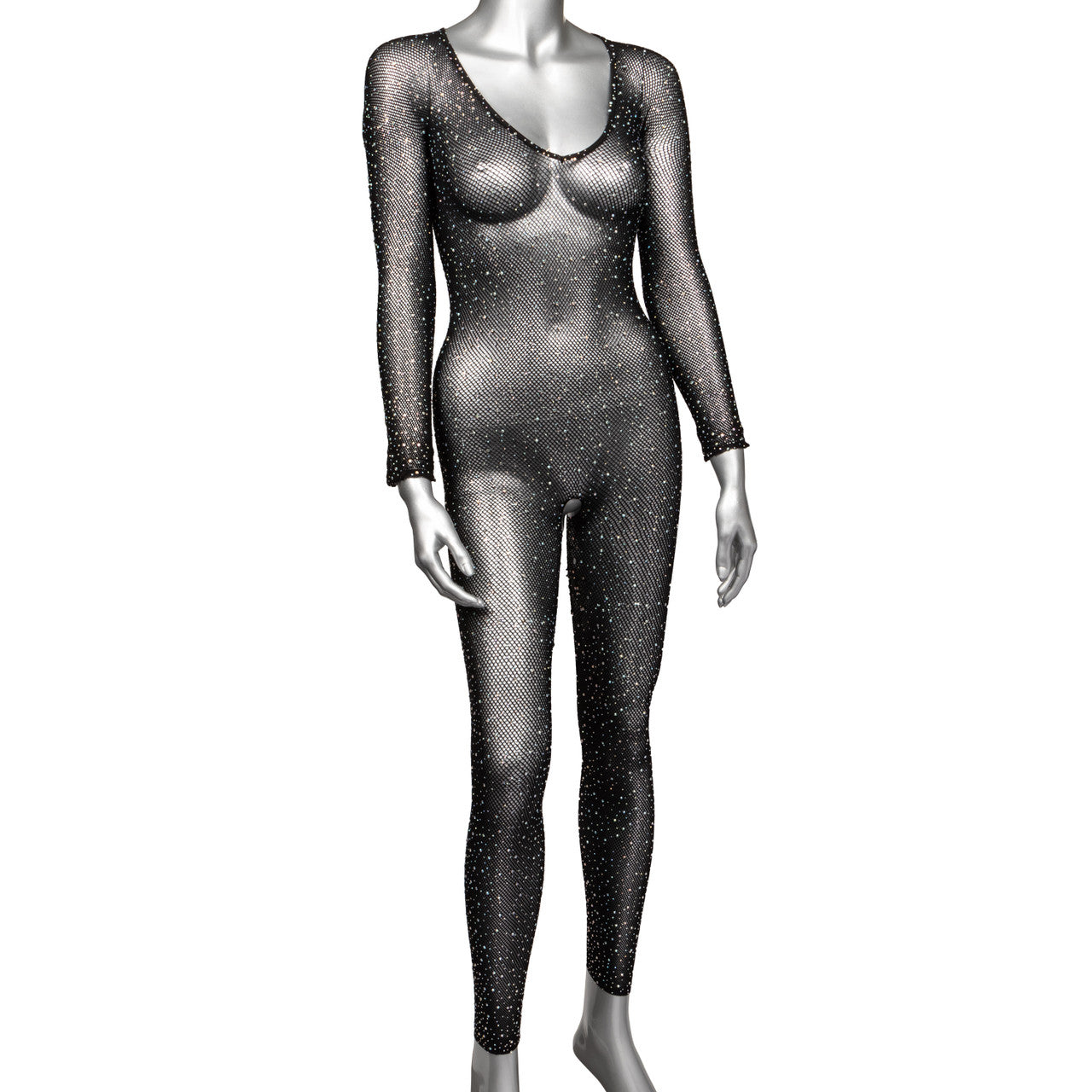 Radiance Crotchless Full Black Body Suit XL Lingerie > Lingerie - Tophatter Daily Deals