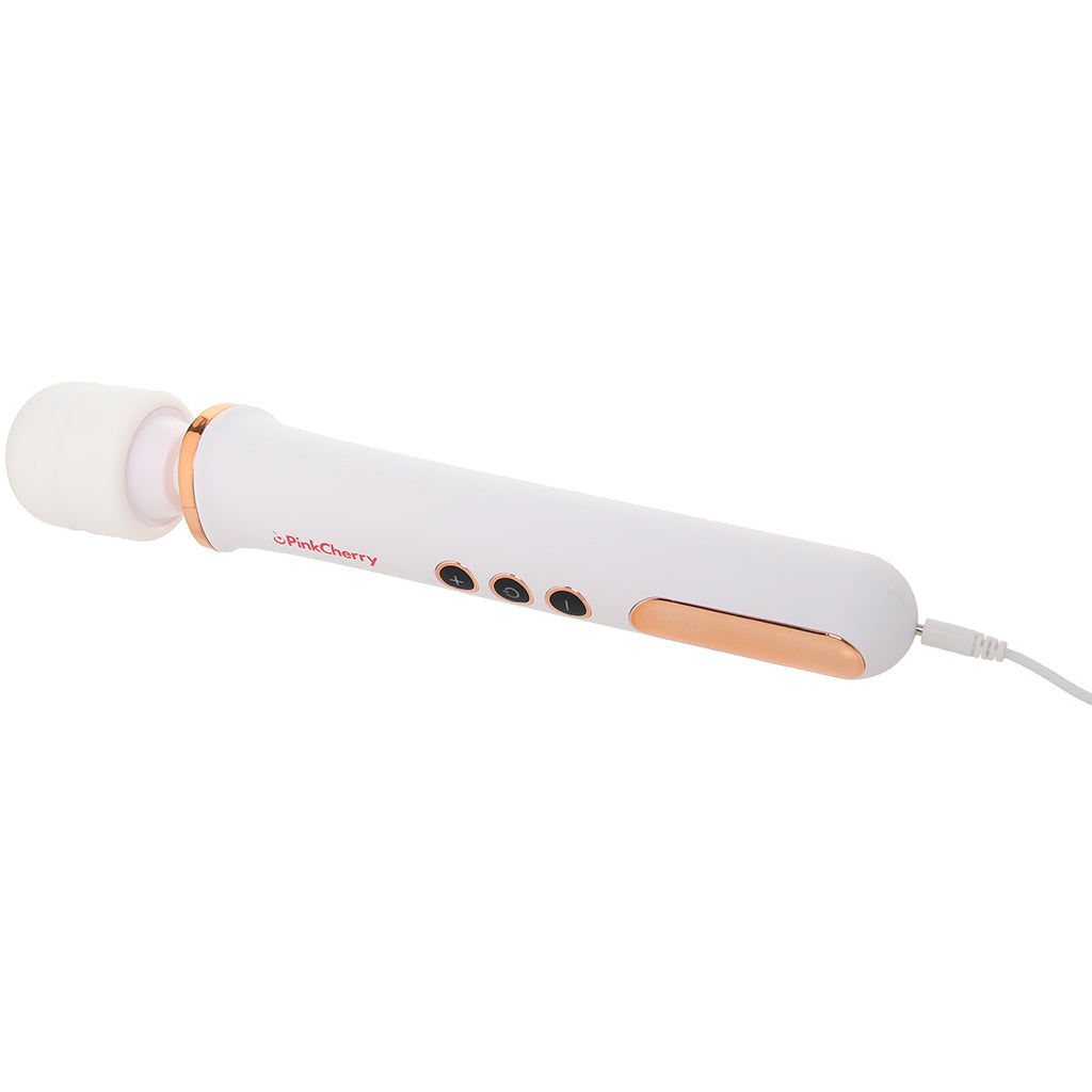 PinkCherry Rechargeable Wand in White - Tophatter's Adult Sex Toys Online Vibrators > Wands - Tophatter Daily Deals