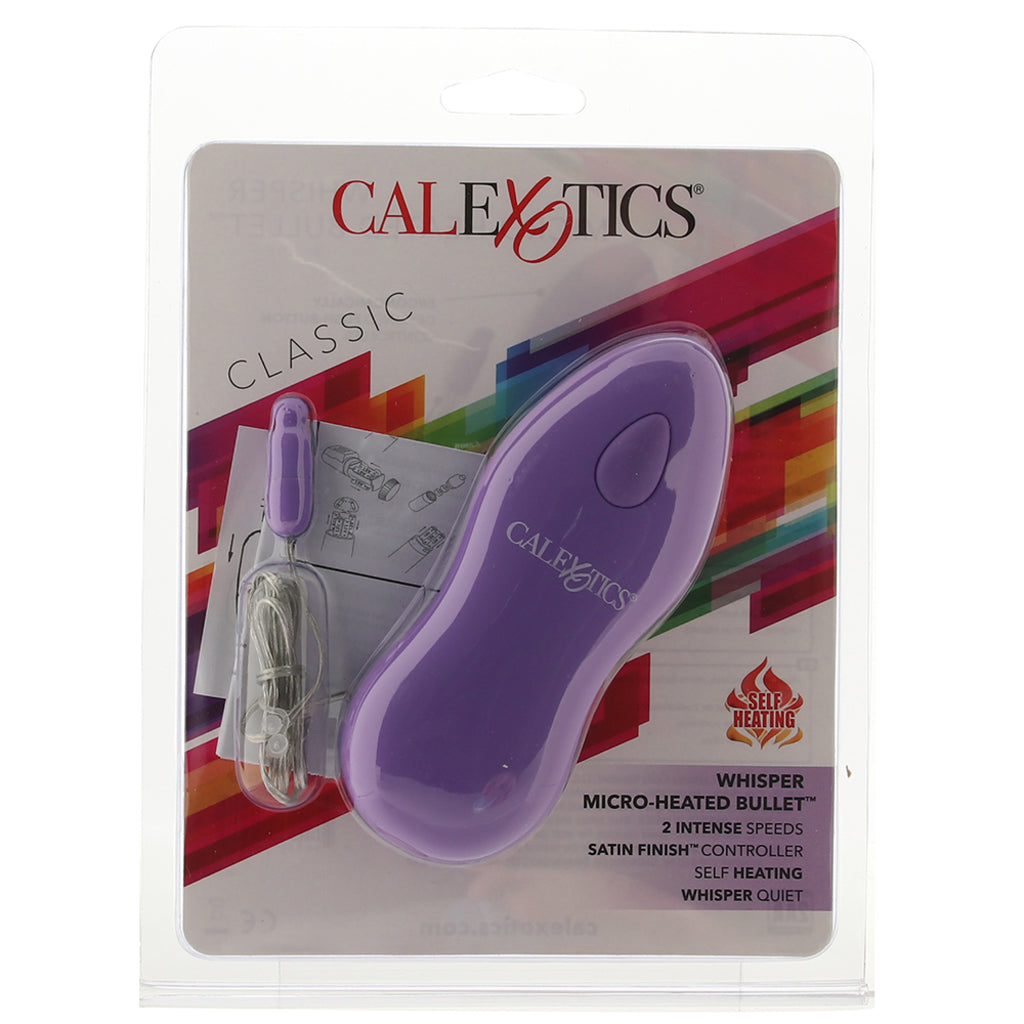 Whisper Micro Heated Bullet Vibe in Purple Vibrators > Bullet and Egg Vibrators - Tophatter Daily Deals