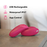 We-Vibe Chorus Couples Vibrator in Cosmic Pink Vibrators > Wearable & Panty Vibrators - Tophatter Daily Deals