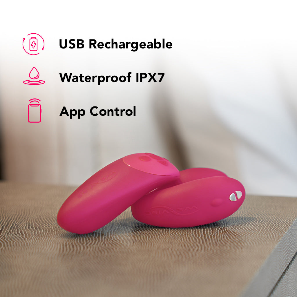 We-Vibe Chorus Couples Vibrator in Cosmic Pink Vibrators > Wearable & Panty Vibrators - Tophatter Daily Deals
