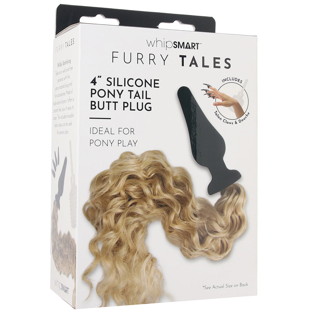WhipSmart 4 Inch Blonde Pony Tail Plug Bondage and Fetish > Pleasure Masks and Dress Up Play - Tophatter Daily Deals