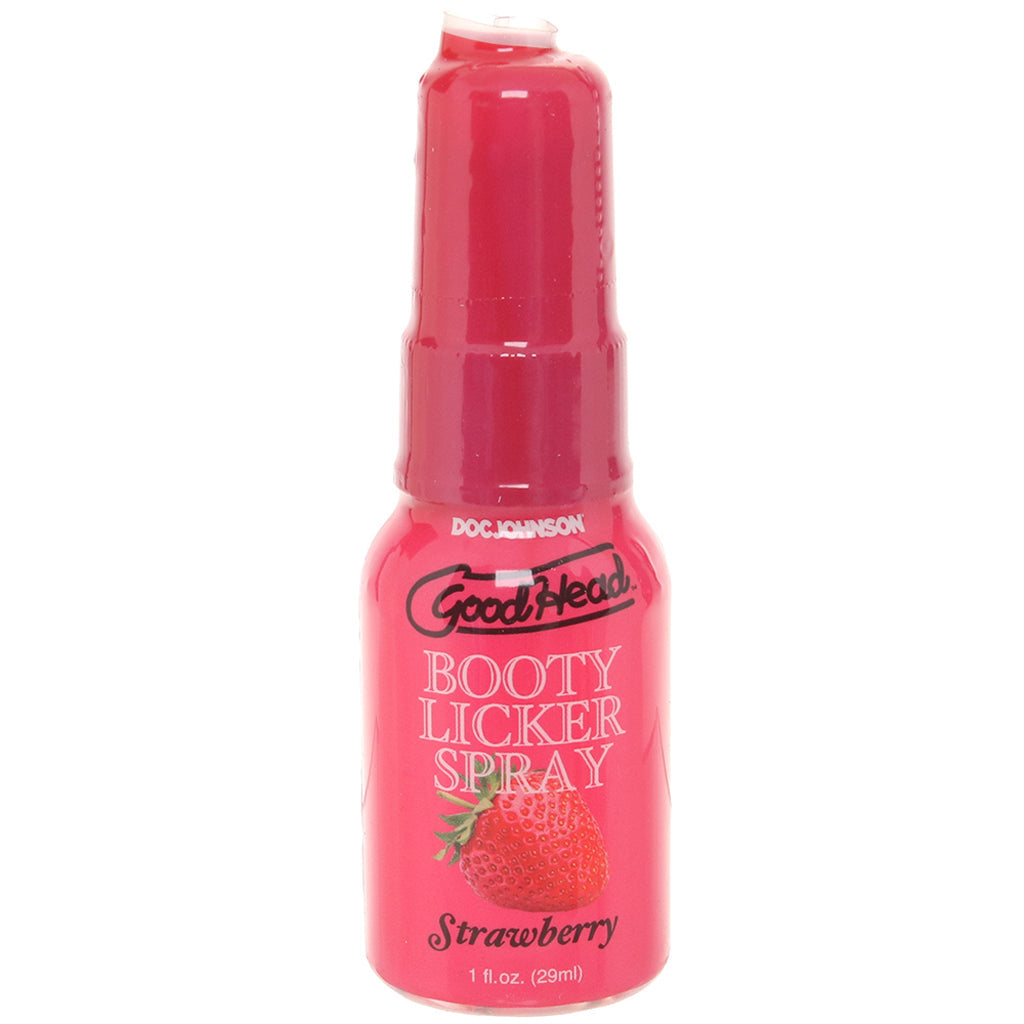 GoodHead Booty Licker Spray 1fl.oz/29ml in Strawberry - Tophatter's Adult Sex Toys Online Lubes and Lotions > Flavored Sex Lubes - Tophatter Daily Deals