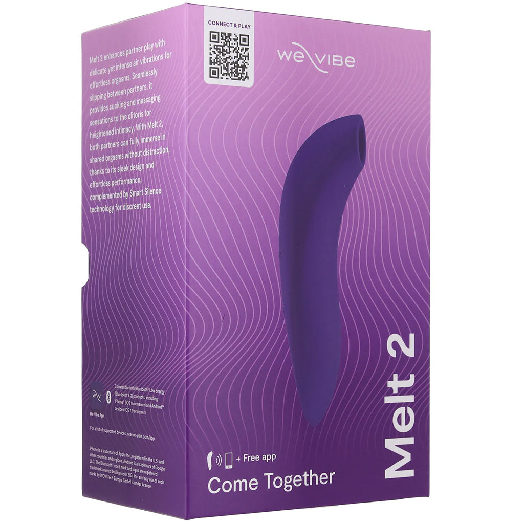 We-Vibe Melt 2 Pleasure Air Clitoral Stimulator in Purple Vibrators > Clitoral Stimulators - Tophatter Daily Deals