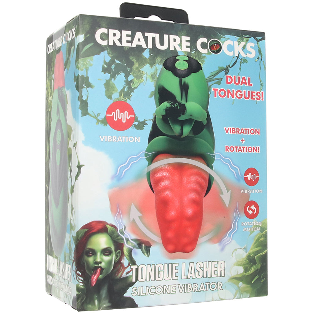 Creature Cocks Tongue Lasher Silicone Vibe Vibrators > Clitoral Stimulators - Tophatter Daily Deals