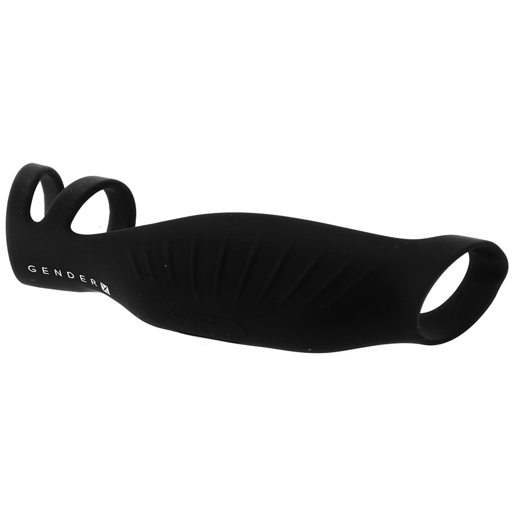 Gender X Rocketeer Vibrating Shaft Sleeve - Tophatter's Vibrator Deals Online Male Enhancement > Extenders and Sleeves - Tophatter Daily Deals