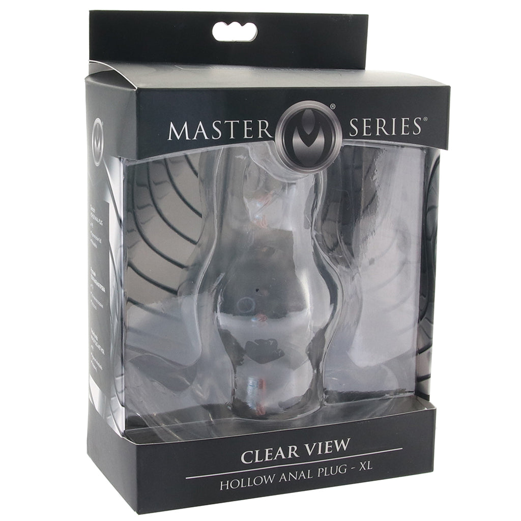Master Series Clear View Hollow Anal Plug Anal Sex Toys > Butt Plugs - Tophatter Daily Deals