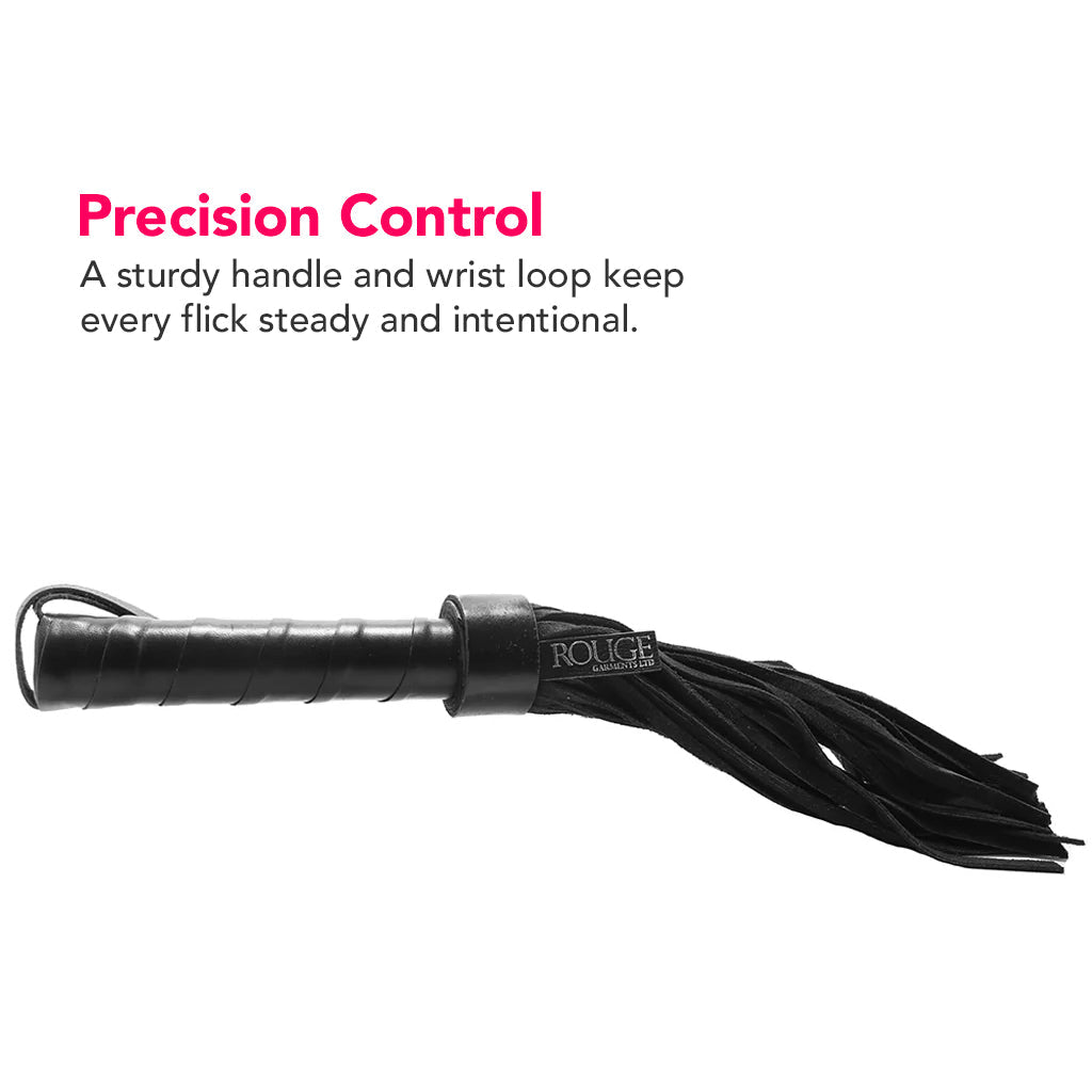 Short Suede Flogger in Black Bondage and Fetish > Whips and Crops - Tophatter Daily Deals