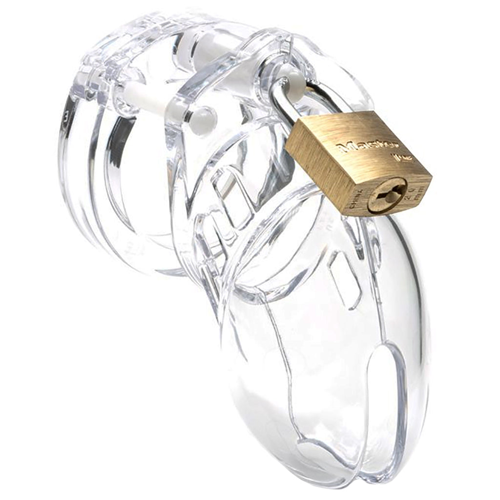 CB-6000S Clear Male Chastity Device in 2.5 Inch Bondage and Fetish > Cock and Ball Devices - Tophatter Daily Deals