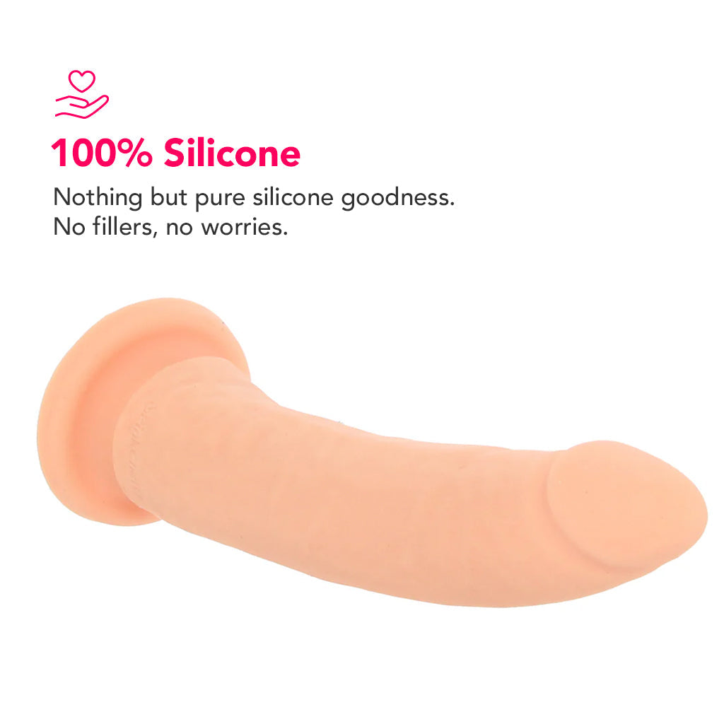 PinkCherry Premium 6.5 Inch Light Silicone Realistic Dildo - Tophatter's Adult Sex Toys Online Dildo Sex Toys > Realistic Dildos - Tophatter Daily Deals