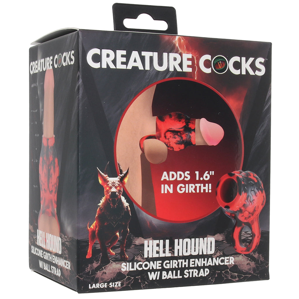 Creature Cocks Hell Hound Girth Enhancer in Large Male Enhancement > Extenders and Sleeves - Tophatter Daily Deals