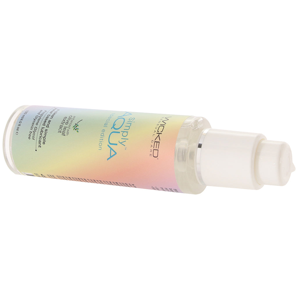 Simply Aqua Special Edition Lube 4oz/120ml Lubes and Lotions > Water Based Sex Lubes - Tophatter Daily Deals