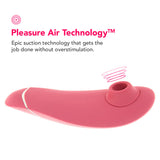 Womanizer Premium 2 Pleasure Air Stimulator in Raspberry Vibrators > Clitoral Stimulators - Tophatter Daily Deals