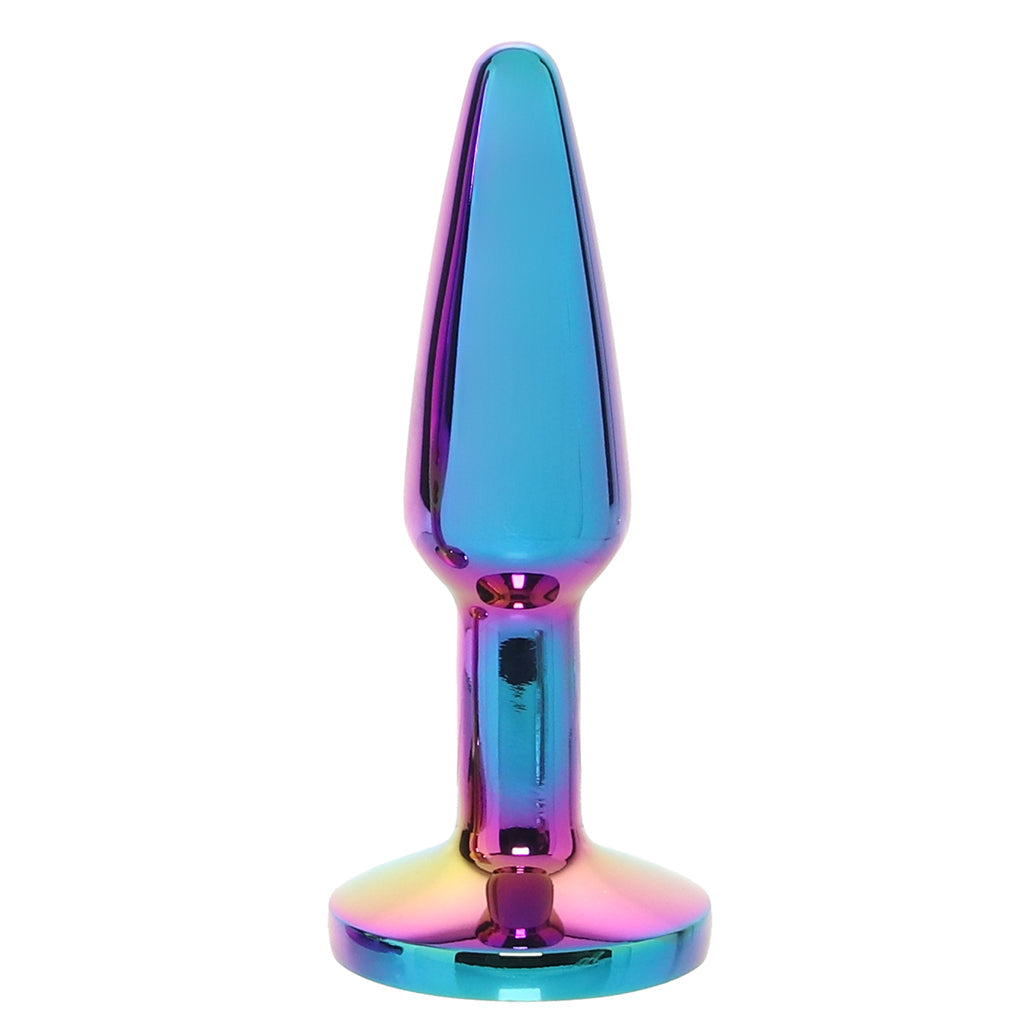 Rear Assets Small Tapered Butt Plug in Multicolour - Tophatter's Adult Sex Toys Online Anal Sex Toys > Butt Plugs - Tophatter Daily Deals