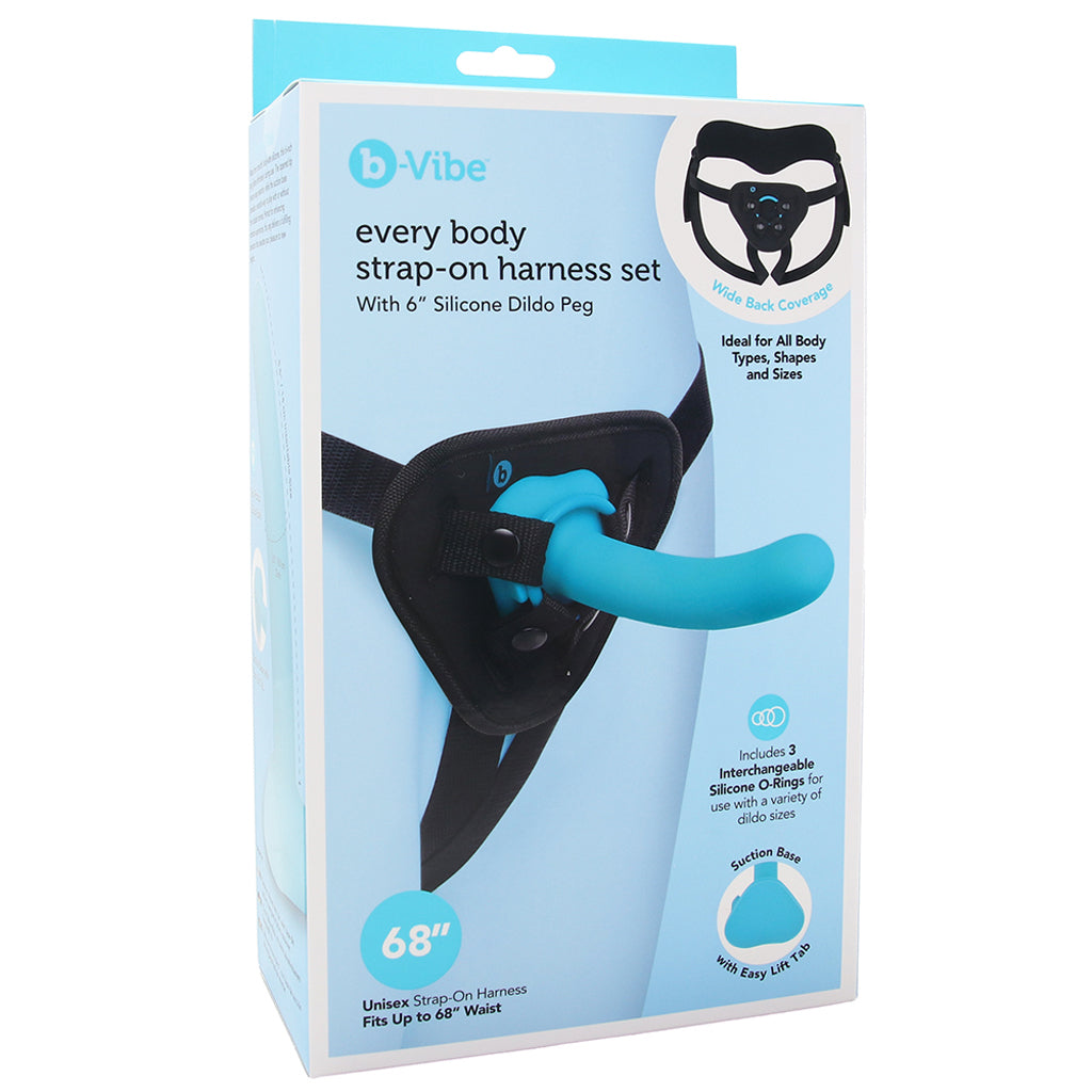 b-Vibe Every Body Strap-On Harness Set Dildo Sex Toys > Strap-On and Harnesses - Tophatter Daily Deals