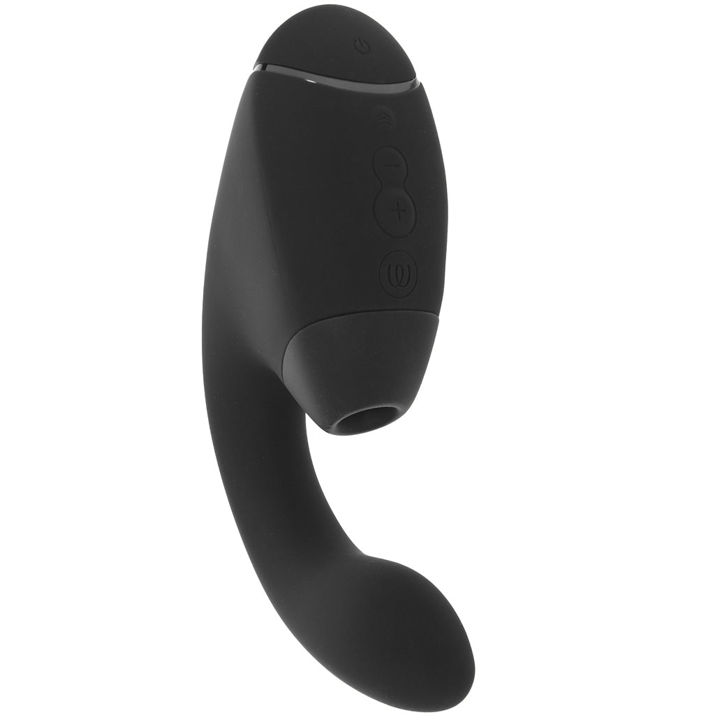 Womanizer Next Duo Clitoral Suction & G-Spot Vibe in Black Vibrators > G-Spot Vibrators - Tophatter Daily Deals