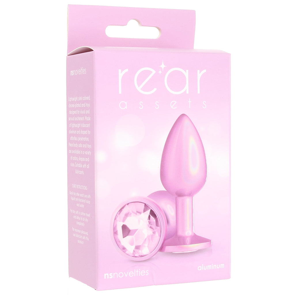 Rear Assets Pink Metal Butt Plug in Small Anal Sex Toys > Butt Plugs - Tophatter Daily Deals