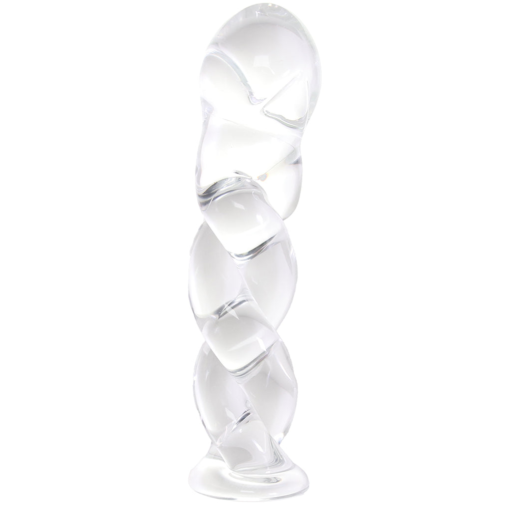 Clarity Seraphic Braid Glass Dildo Dildo Sex Toys > Pyrex Glass Dildos - Tophatter Daily Deals