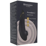 Womanizer Premium 2 Pleasure Air Stimulator in Black Vibrators > Clitoral Stimulators - Tophatter Daily Deals