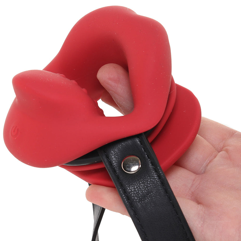 Master Series Vibrating Sissy Mouth Gag - Tophatter's Vibrator Deals Online Bondage and Fetish > Ball Gags & Mouth Restraints - Tophatter Daily Deals