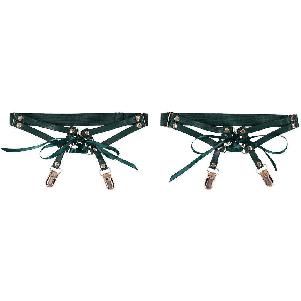 Sex & Mischief Indica Lace Up Garters Bondage and Fetish > Tools & Accessories - Tophatter Daily Deals