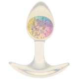 Glams Cosmic Rainbow Butt Plug in Small - Tophatter's Adult Sex Toys Online Anal Sex Toys > Butt Plugs - Tophatter Daily Deals
