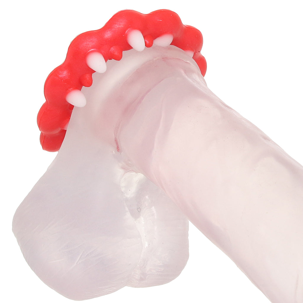 Creature Cocks Fangs Silicone Cock Ring - Tophatter's Adult Sex Toys Online Cock Rings - Tophatter Daily Deals
