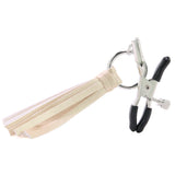 Playful Tassels Nipple Clamps in Gold - Tophatter's Adult Sex Toys Online Bondage and Fetish > Nipple Stimulators & Clamps - Tophatter Daily Deals